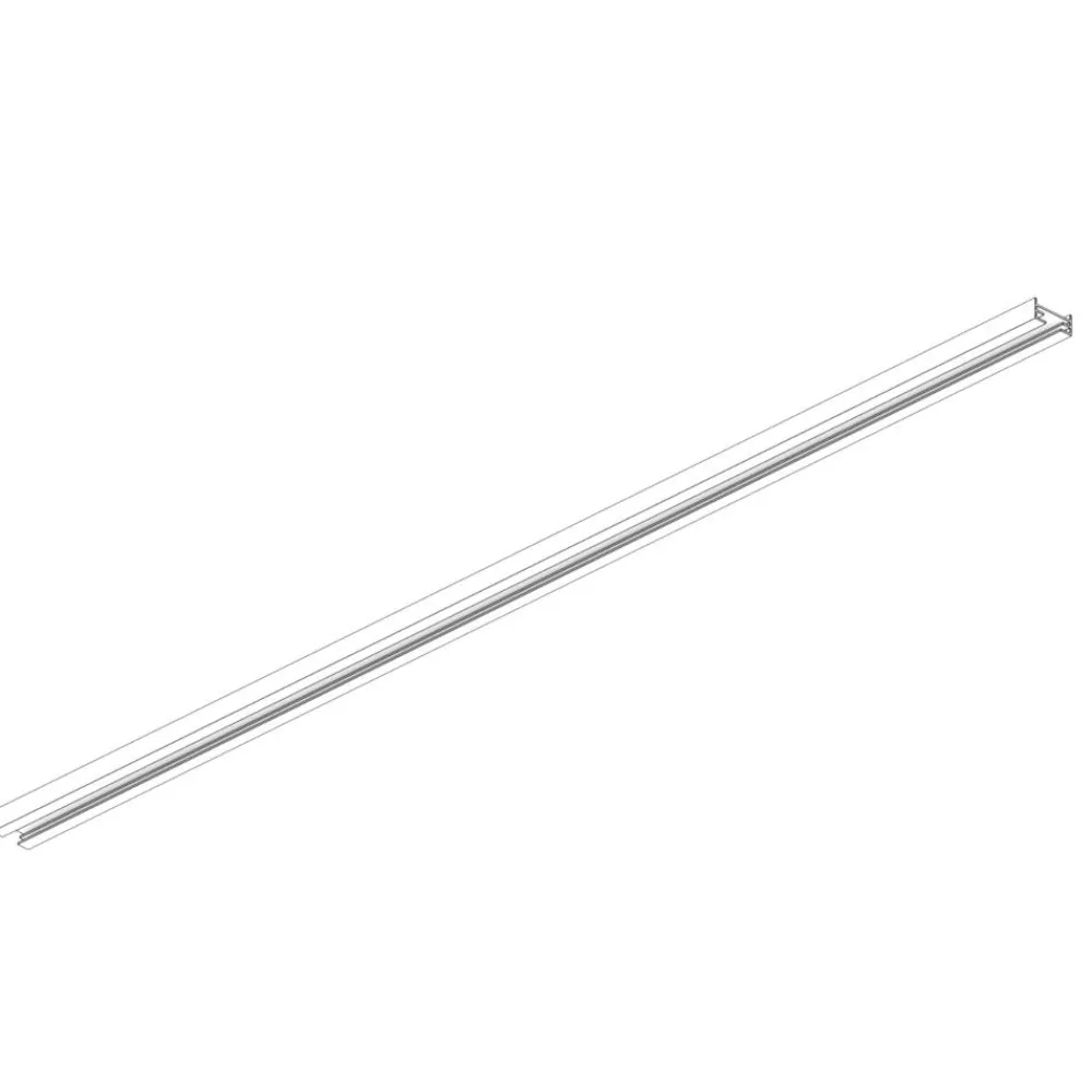 Illuminazione A Binario-Selezionato da Mazzolaluce Binario monofase 1mt bianco con tappo e connettore
