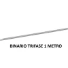 Illuminazione A Binario-Selezionato da Mazzolaluce Binario trifase bianco 1 metro