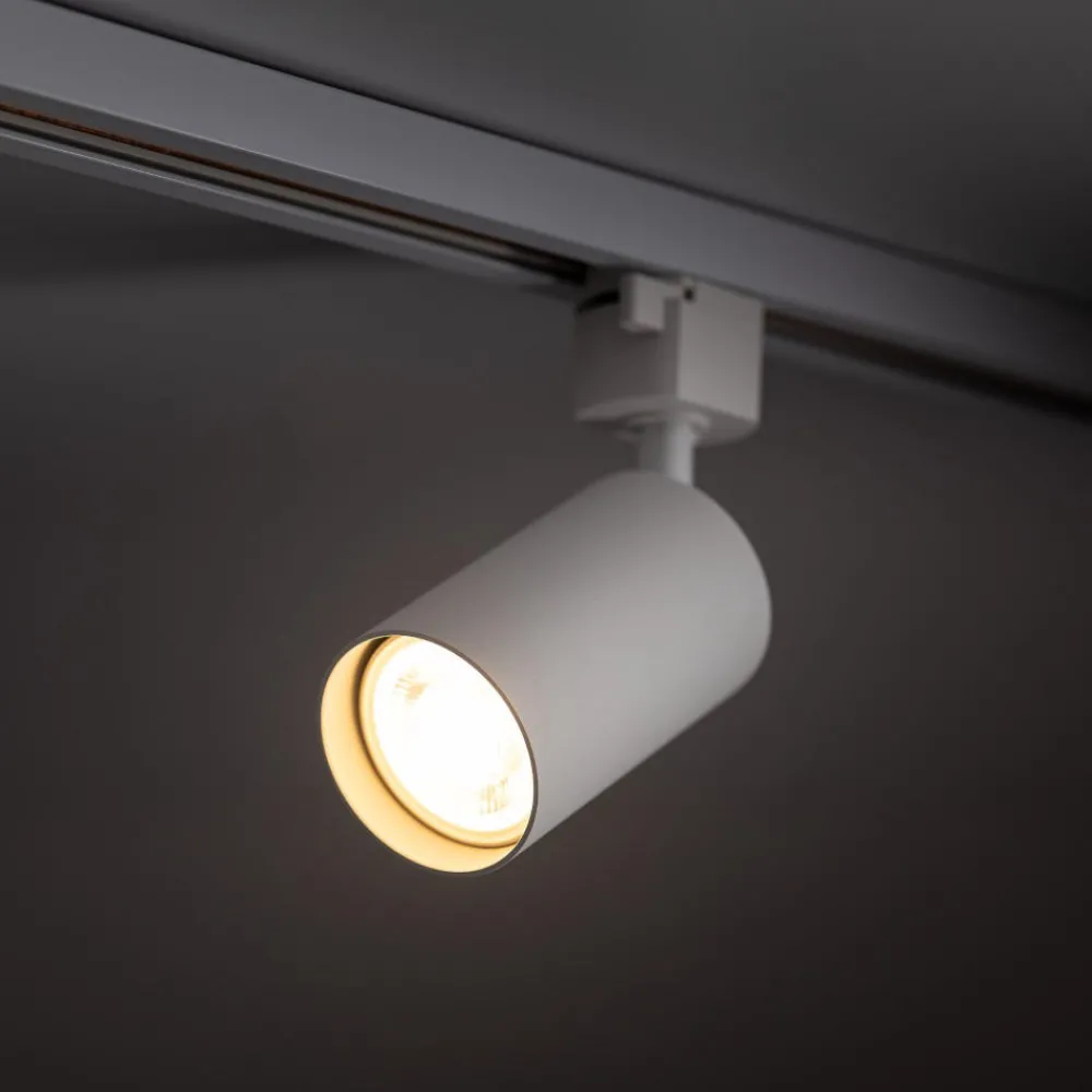 Illuminazione A Binario-Selezionato da Mazzolaluce Binario trifase bianco 220v con spot gu10 led orientabili