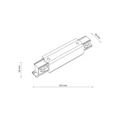 Illuminazione A Binario-Selezionato da Mazzolaluce Binario trifase 294cm bianco con faretti gu10 gx53 orientabili