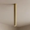 Faretti Da Soffitto-Linea Light Birba faretto da soffitto cilindrico oro h60 cm