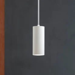 Lampade A Sospensione-Linea Light Birba lampada a sospensione cilindro bianco