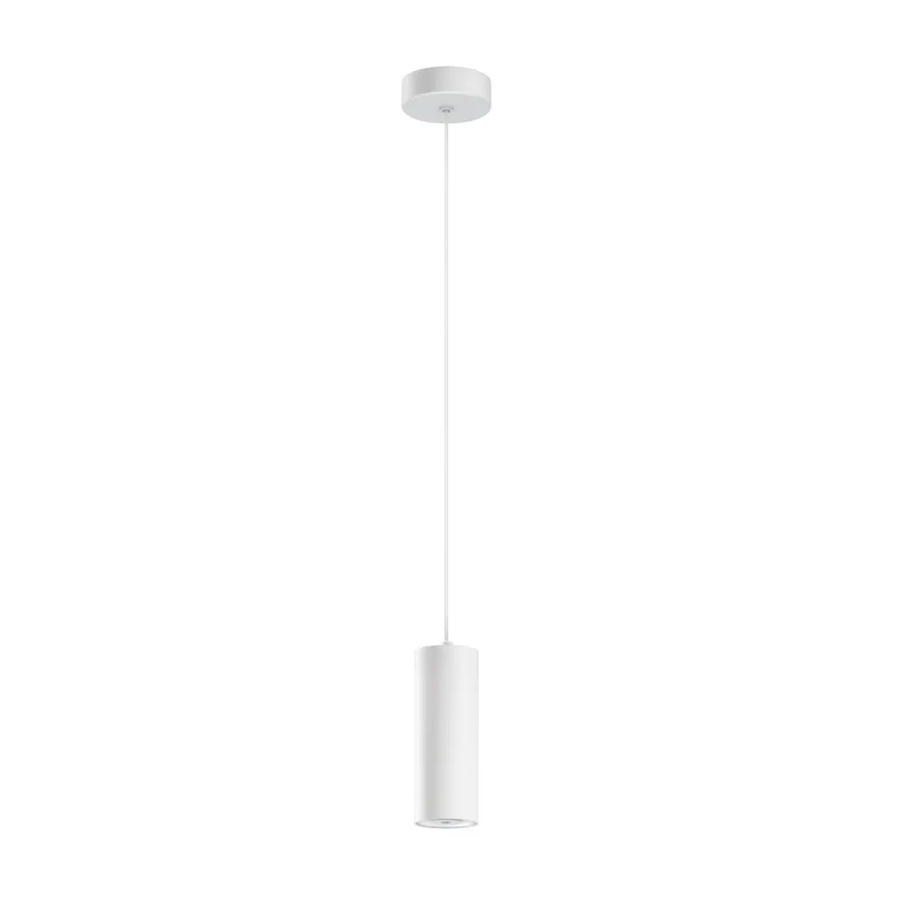 Lampade A Sospensione-Linea Light Birba lampada a sospensione cilindro bianco