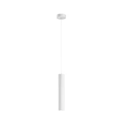 Lampade A Sospensione-Linea Light Birba lampada a sospensione cilindro bianco moderno