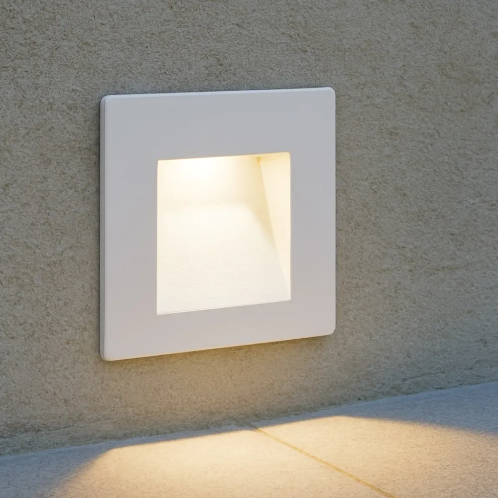 Segnapasso Led-Ideal Lux Bit fi segnapasso led per esterno 3000k bianco da incasso ip65