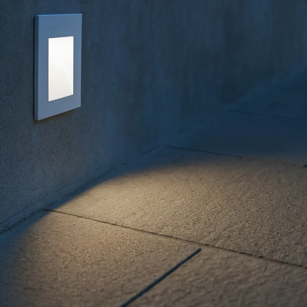 Segnapasso Led-Ideal Lux Bit fi segnapasso led per esterno 3000k bianco da incasso ip65