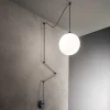 Lampade A Sospensione-Ideal Lux Boa lampada a sospensione nera con decentramento
