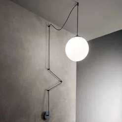 Lampade A Sospensione-Ideal Lux Boa lampada a sospensione nera con decentramento