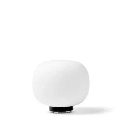 Abat Jour-Miloox Bombo abat-jour lampada da comodino vetro bianco