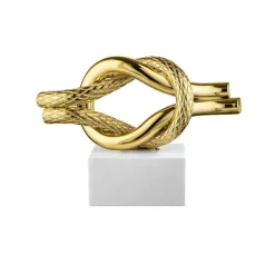 Soprammobili Moderni-Bongelli Preziosi Bomboniera scultura moderna nodo oro