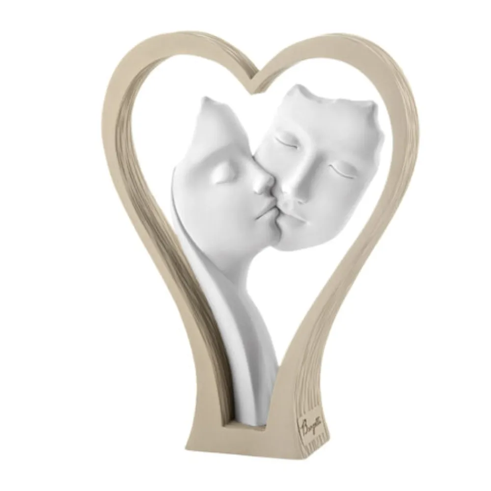 Soprammobili Moderni-Bongelli Preziosi Bomboniera cuore nocciola scultura bongelli prezoiso