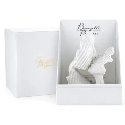 Soprammobili Moderni-Bongelli Preziosi Bomboniera design moderna bacio stilizzato base argento