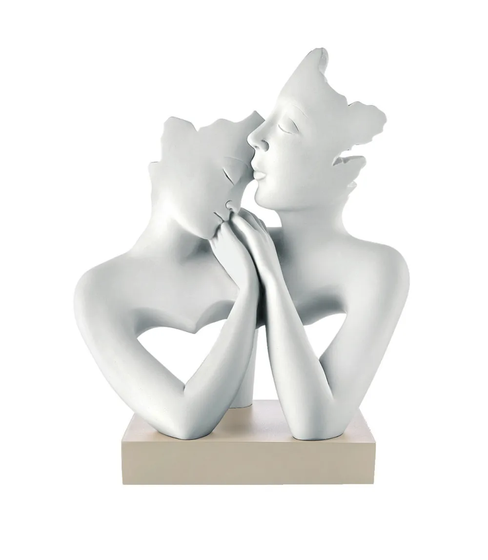 Soprammobili Moderni-Bongelli Preziosi Bomboniera matrimonio scultura famiglia nocciola stilizzata