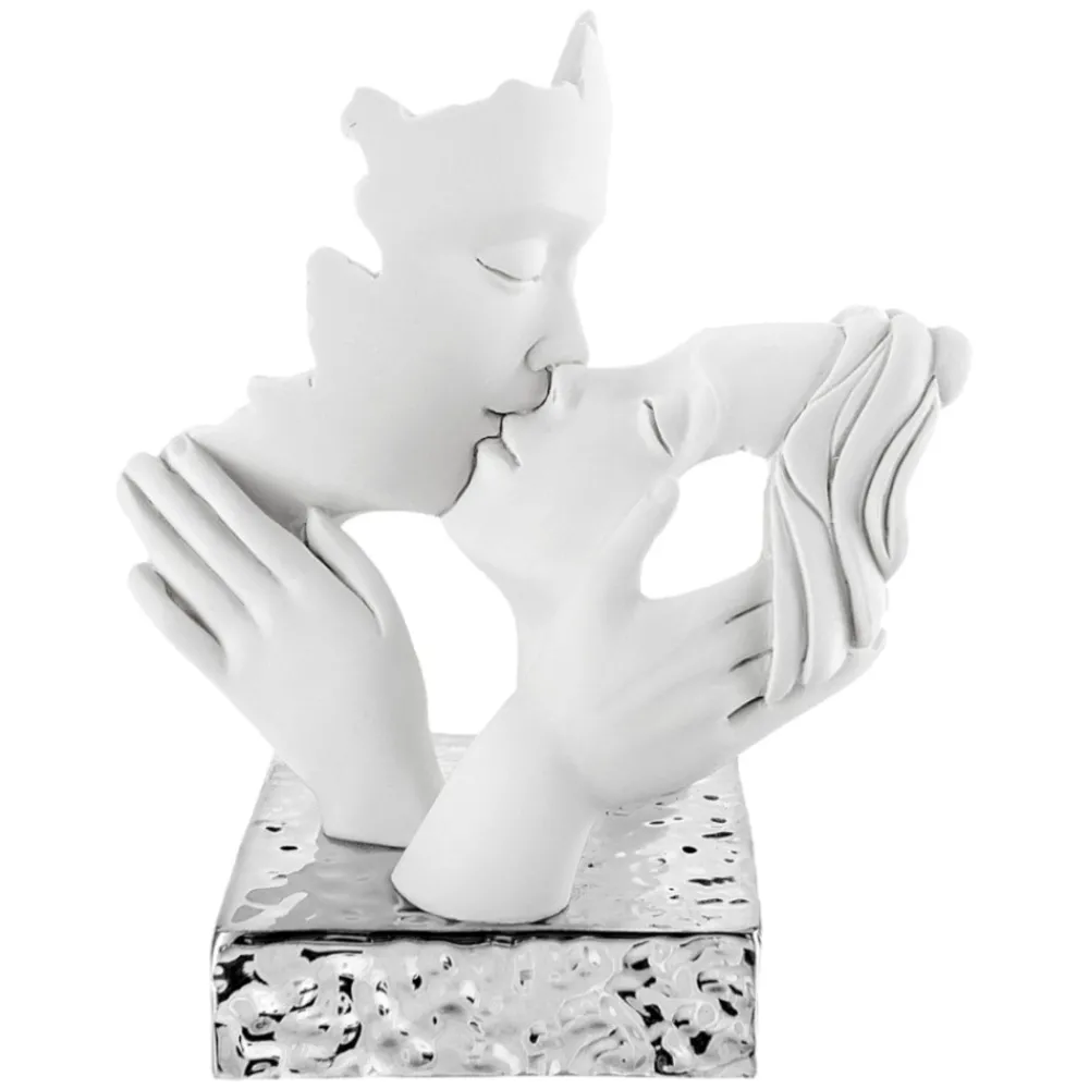Soprammobili Moderni-Bongelli Preziosi Bomboniera matrimonio statuetta coppia argento