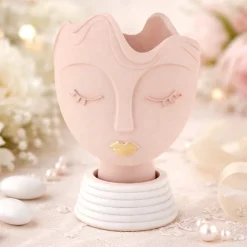 Soprammobili Moderni-Bongelli Preziosi Bomboniera scultura vasetto testa donna cipria bongelli preziois
