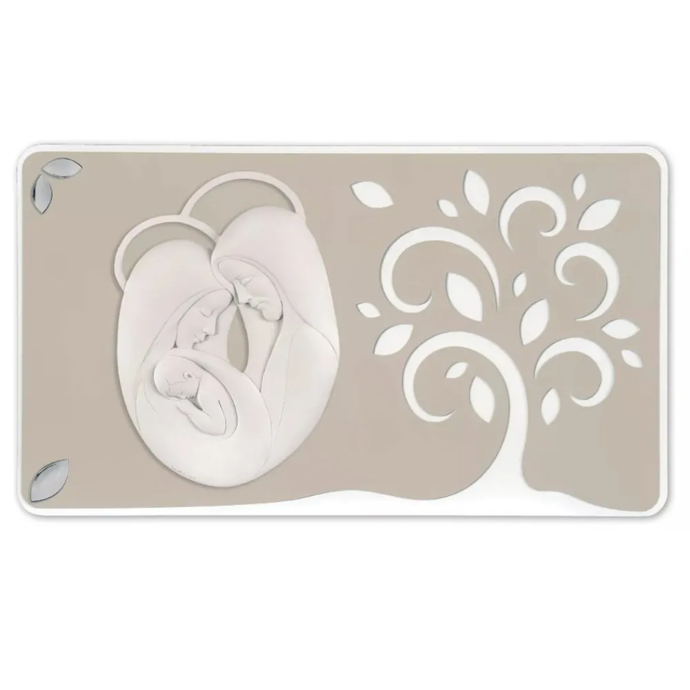 Capezzali-Bongelli Preziosi capezzale capoletto 105x60 sacra famiglia nocciola