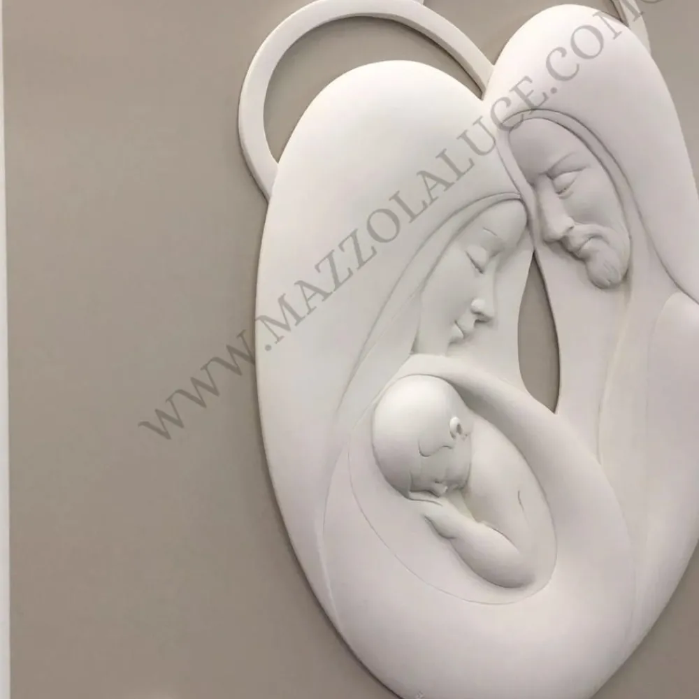 Capezzali-Bongelli Preziosi capezzale capoletto 105x60 sacra famiglia nocciola
