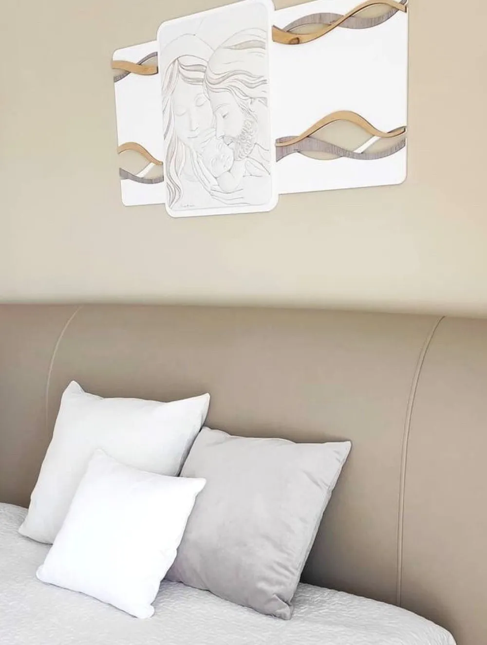Capezzali-Bongelli Preziosi capezzale sacra famiglia 105x56 rovere marmorino