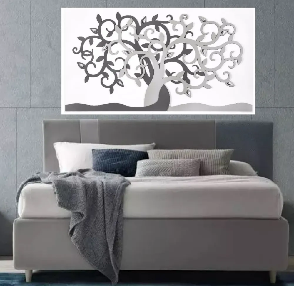 Capezzali-Bongelli Preziosi capezzale quadro moderno 110x60 capoletto antracite