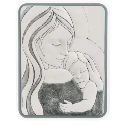 Capezzali-Bongelli Preziosi capezzale capoletto moderno 30x38 maternita grigio