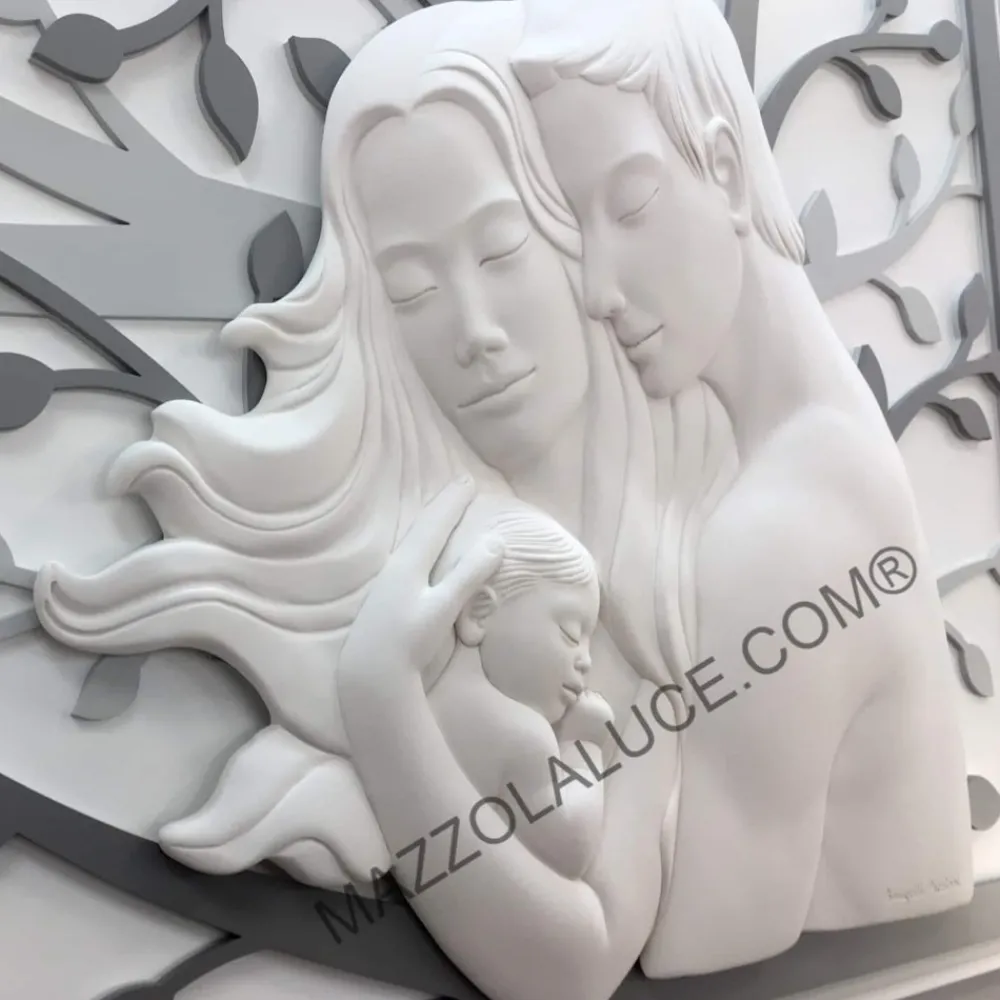 Capezzali-Bongelli Preziosi capezzale moderno sacra famiglia 105x72 grigio