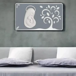 Capezzali-Bongelli Preziosi capezzale maternita albero grigio 105x60