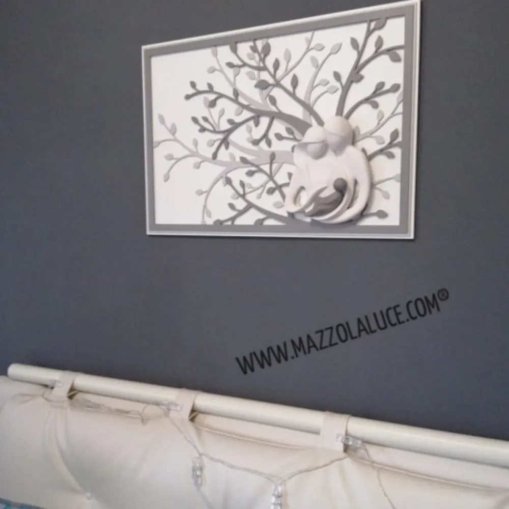 Capezzali-Bongelli Preziosi capoletto moderno sacra famiglia 105x72 capezzale grigio