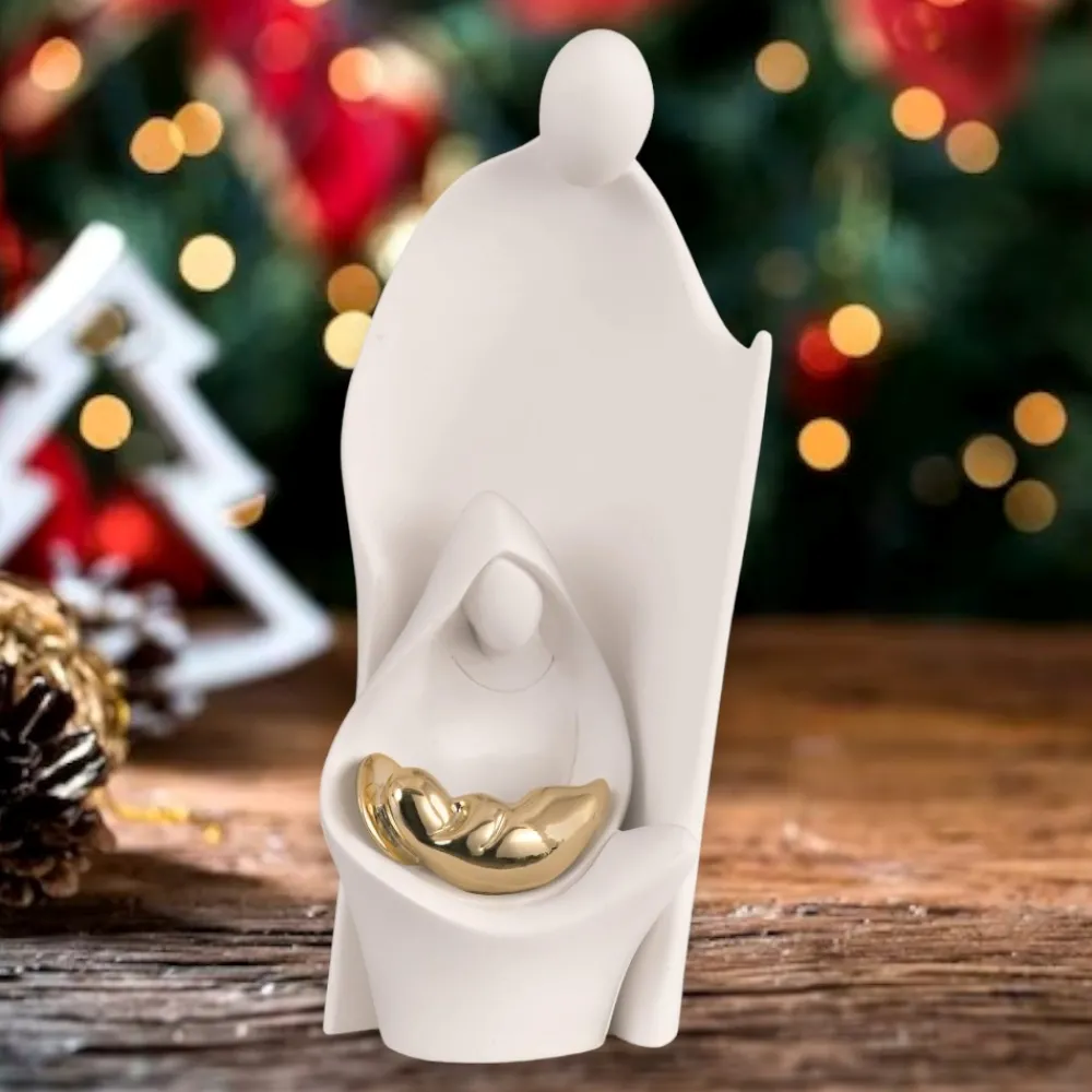 Presepi Di Natale-Bongelli Preziosi presepe di natale oro h12 statuina nativita