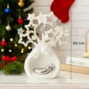 Presepi Di Natale-Bongelli Preziosi presepe di natale bianco h30 statuina natività