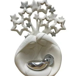 Presepi Di Natale-Bongelli Preziosi presepe di natale bianco h30 statuina natività
