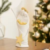 Presepi Di Natale-Bongelli Preziosi presepe di natale h16 natività bianco oro