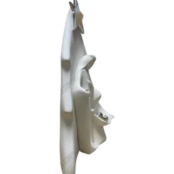 Presepi Di Natale-Bongelli Preziosi presepe h32 natività di natale bianco moderno