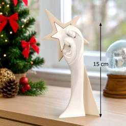 Presepi Di Natale-Bongelli Preziosi presepe moderno h15 natività nocciola statuina fp