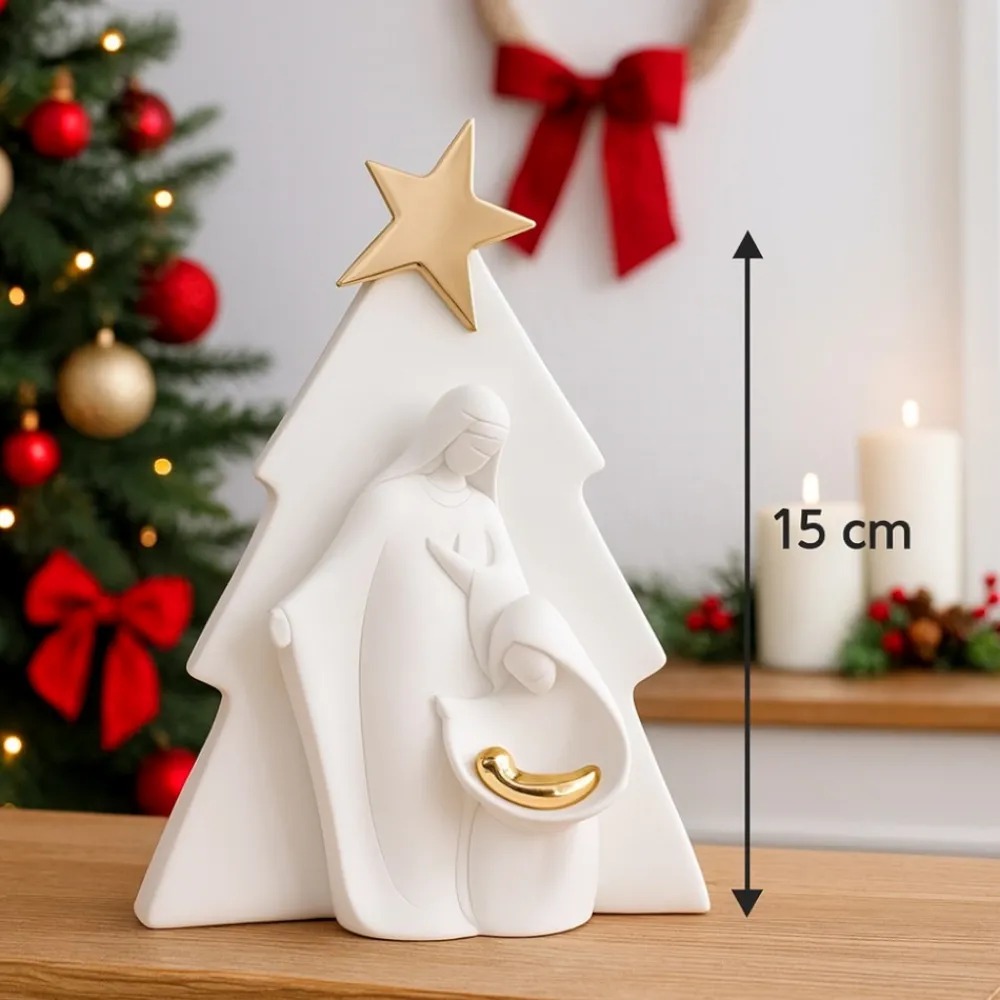 Presepi Di Natale-Bongelli Preziosi presepe statuina h15 natività di natale oro