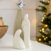 Presepi Di Natale-Bongelli Preziosi presepino h15 moderno natività di natale nocciola