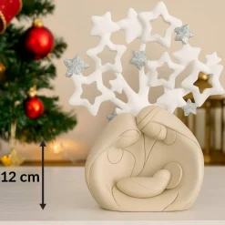 Presepi Di Natale-Bongelli Preziosi presepino adi natale nocciola h12 statuina natività