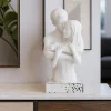 Soprammobili Moderni-Bongelli Preziosi scultura busto coppia sentimenti bianca argento