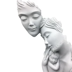 Soprammobili Moderni-Bongelli Preziosi scultura famiglia maternita face carta da zucchero