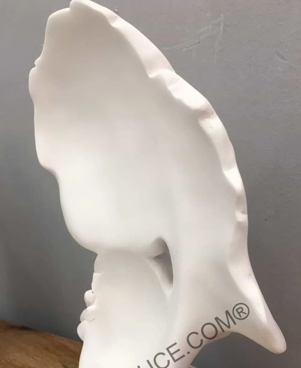 Soprammobili Moderni-Bongelli Preziosi scultura maternita face bianca base nocciola
