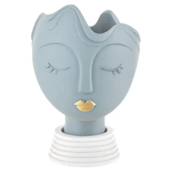 Soprammobili Moderni-Bongelli Preziosi scultura vaso testa donna h39 carta da zucchero