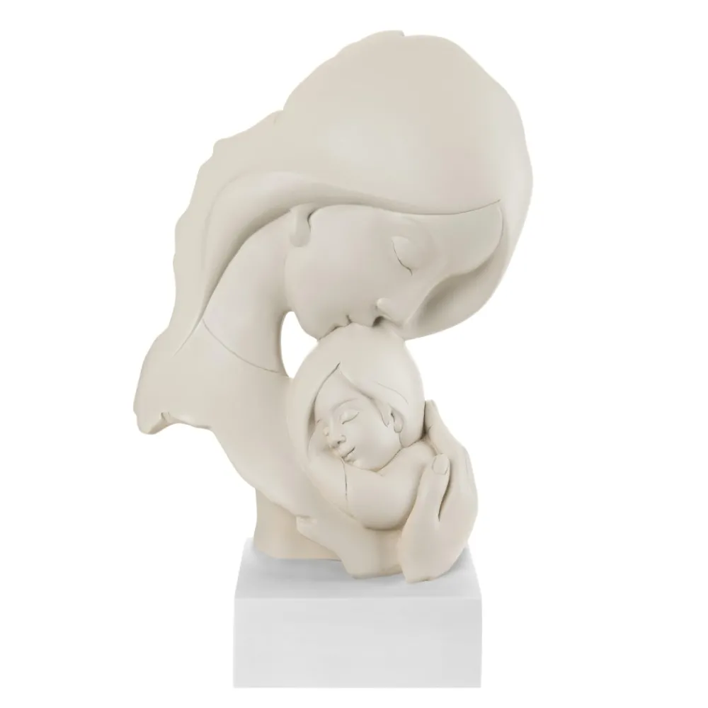 Soprammobili Moderni-Bongelli Preziosi soprammobile scultura nascita face nocciola