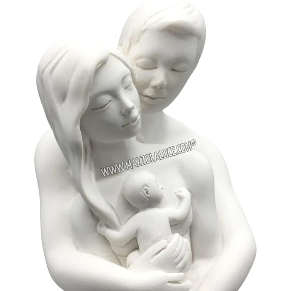 Soprammobili Moderni-Bongelli Preziosi soprammobile busto famiglia nocciola