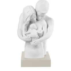 Soprammobili Moderni-Bongelli Preziosi soprammobile busto famiglia nocciola