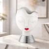 Soprammobili Moderni-Bongelli Preziosi vasetto scultura testa donna h27 argento