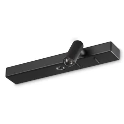 Applique Camera Da Letto-Ideal Lux Bonne nuit-2 ap applique camera da letto nera orientabile