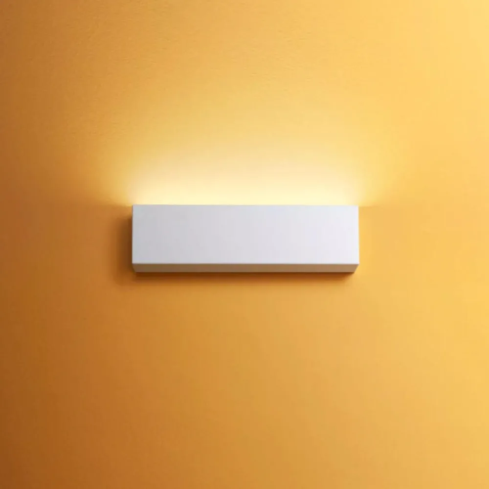 Applique Da Parete-Linea Light Box applique led moderna bianca 14w 3000k
