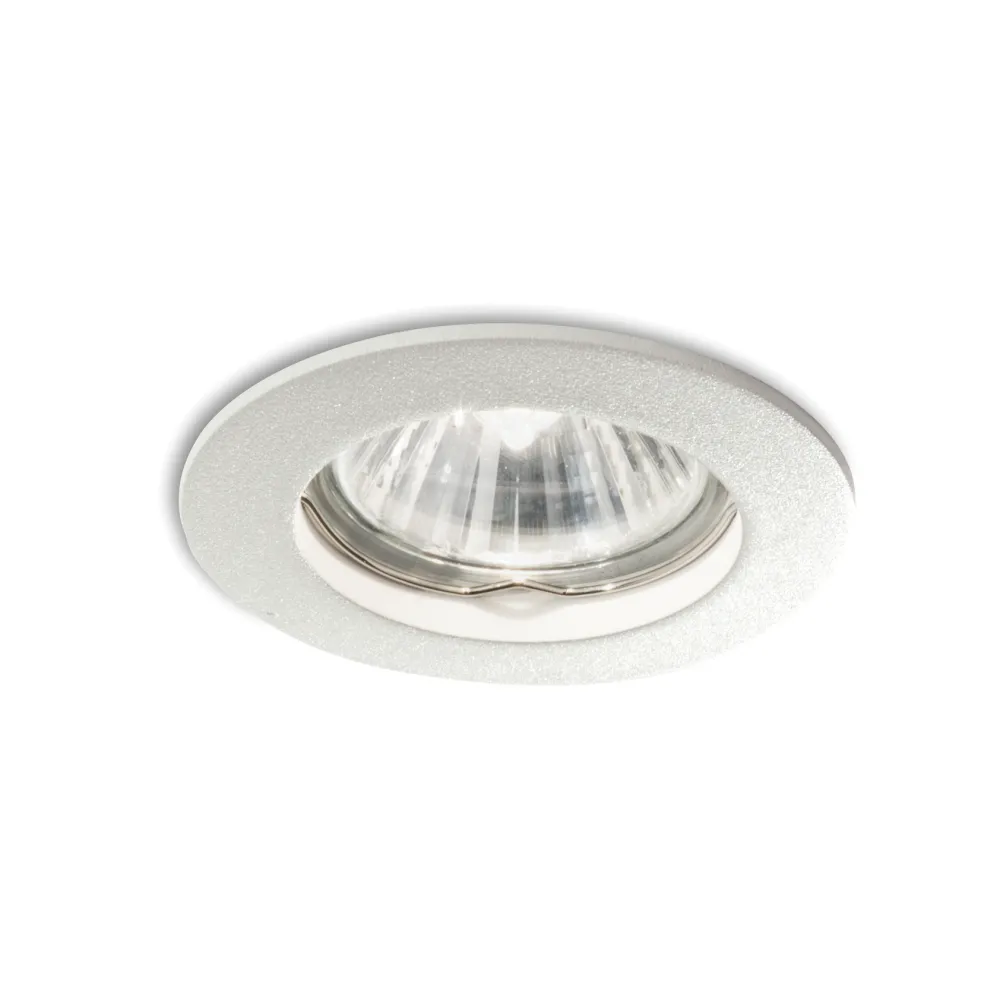 Faretti Da Incasso-Ideal Lux Box da 3 jazz fi faretto rotondo da incasso soffitto bianco gu10
