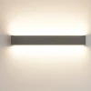 Applique Da Parete-Linea Light Box w2 applique led 41w 3000k cemento bi emissione
