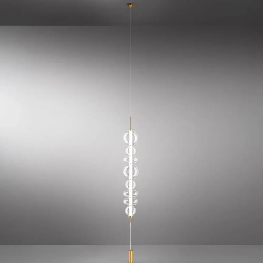 Lampade Da Terra-Perenz Illuminazione Bubbles perenz lampada da terra bolle vetro led 3000k altezza regolabile