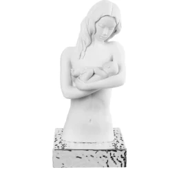 Soprammobili Moderni-Bongelli Preziosi Busto maternita soprammobile base argento
